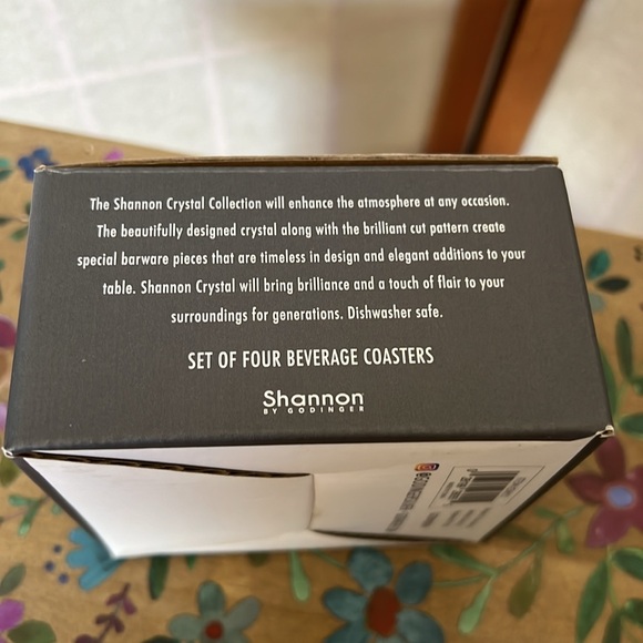 West Street By Godinger Set of Four Beverage Coasters - Picture 4 of 4